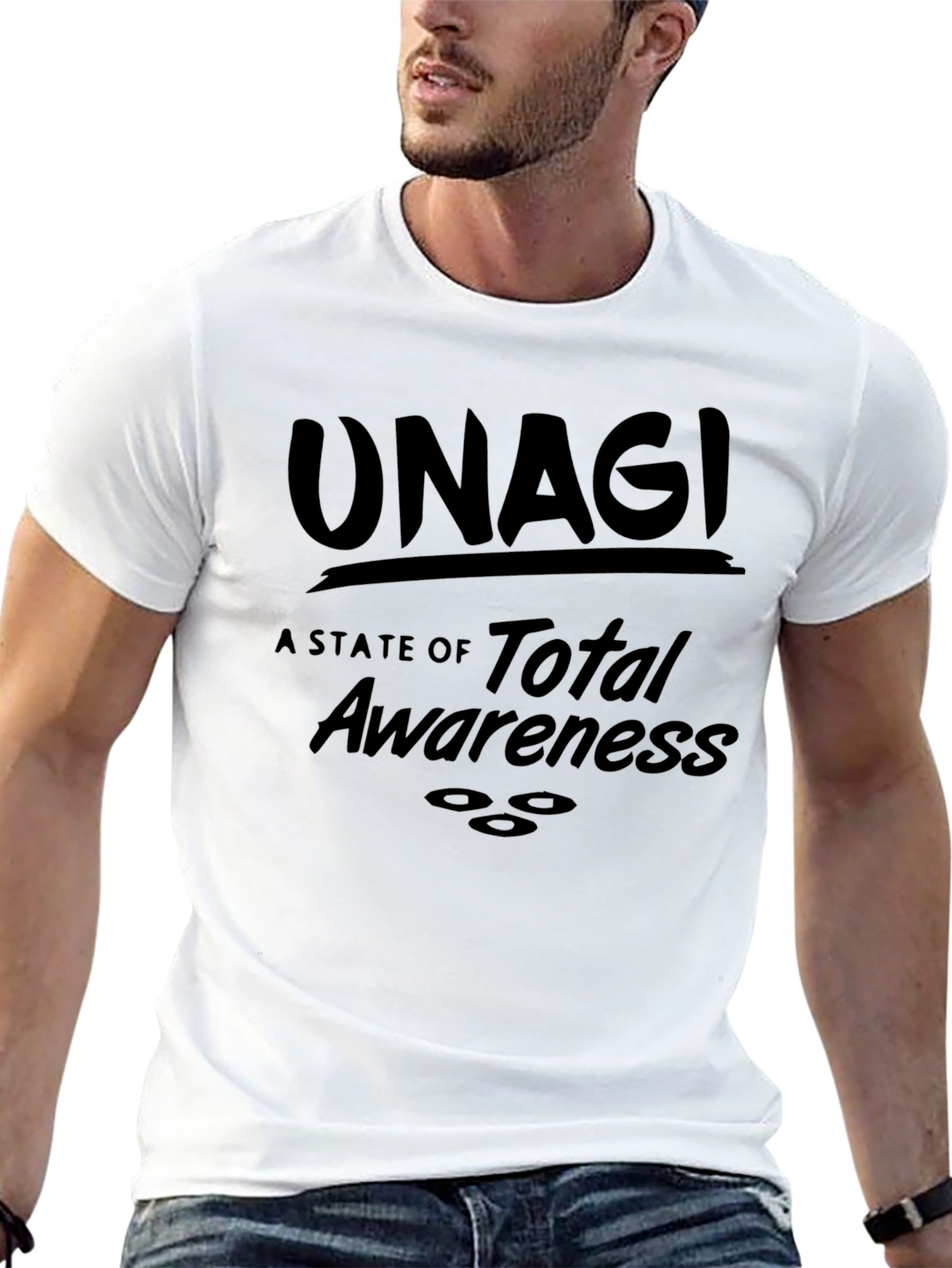 Camiseta Negra Unagi - Estado de Conciencia