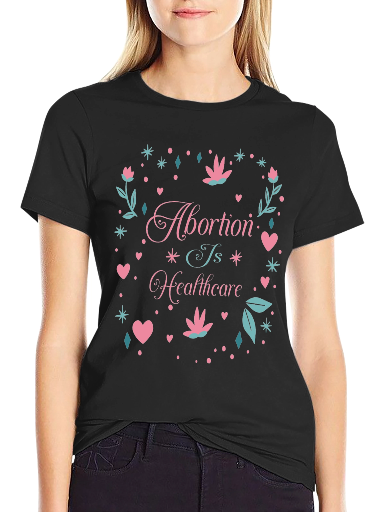 Camiseta Negra: Aborto es Cuidado de la Salud