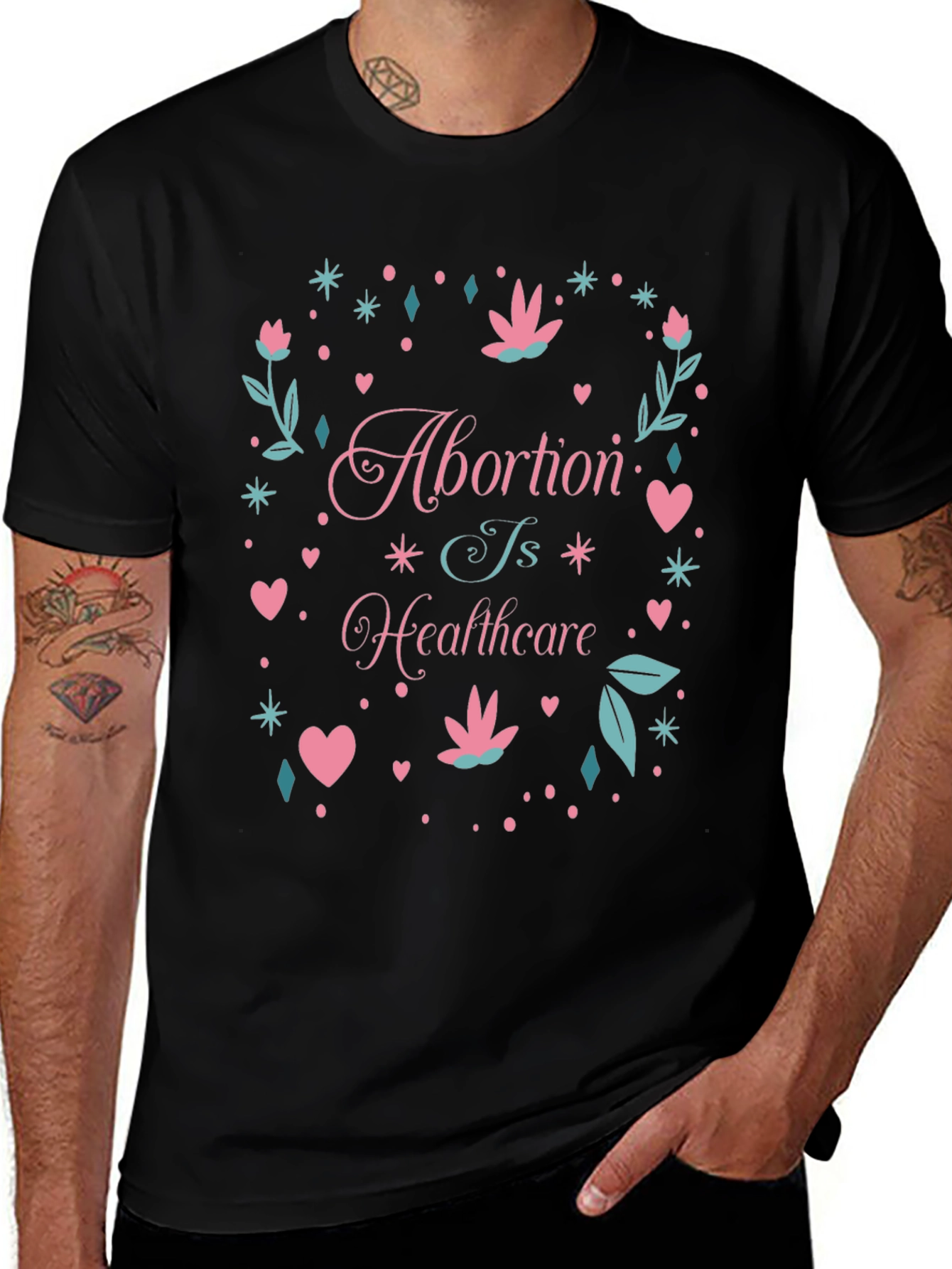 Camiseta Negra: Aborto es Cuidado de la Salud