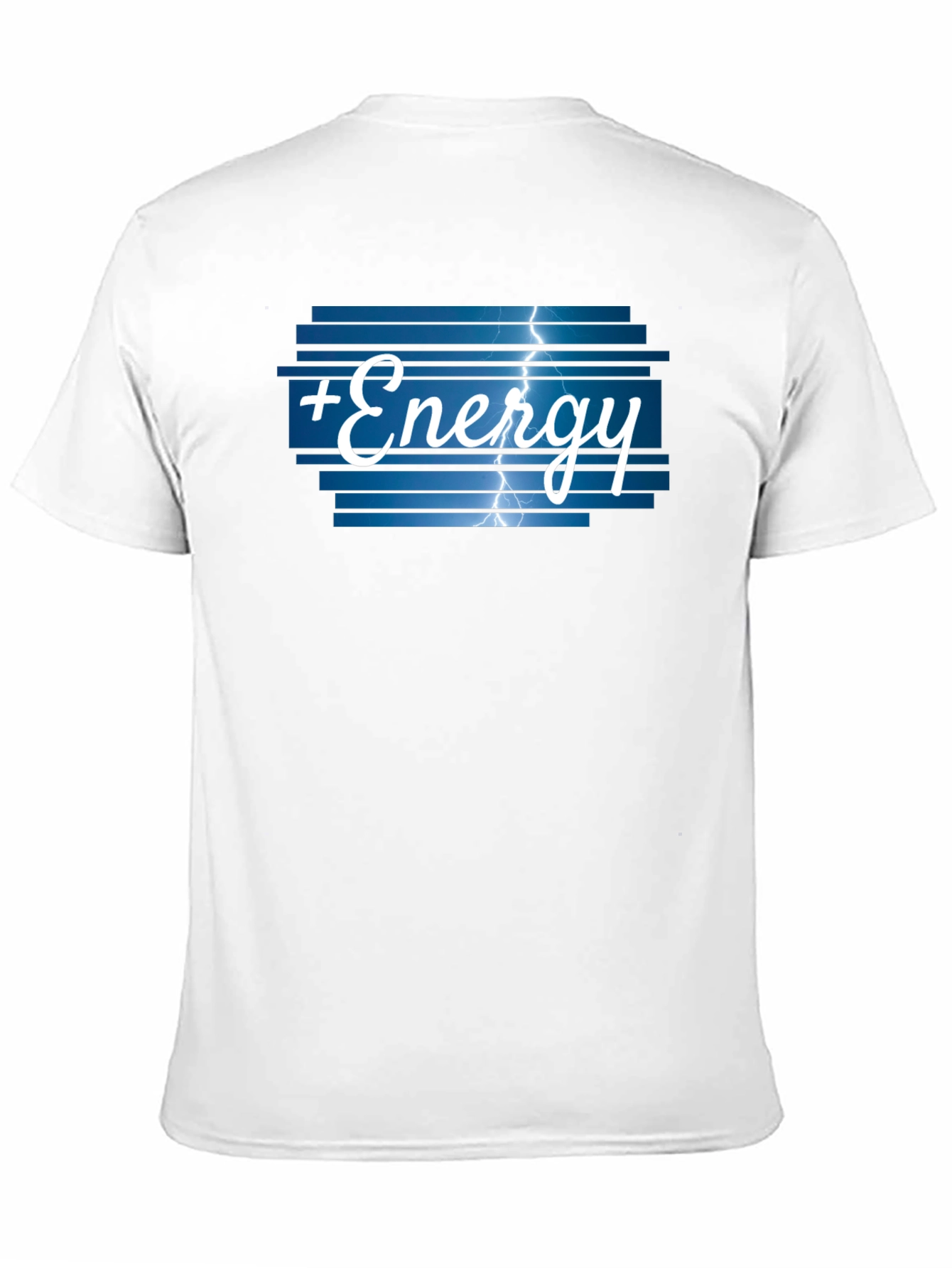 Camiseta Energía Positiva con Rayos - Diseño Único