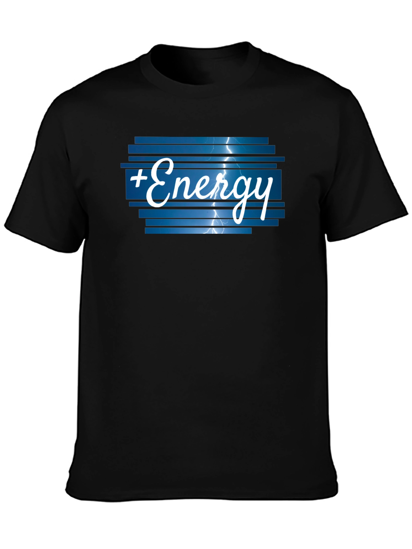 Camiseta Energía Positiva con Rayos - Diseño Único