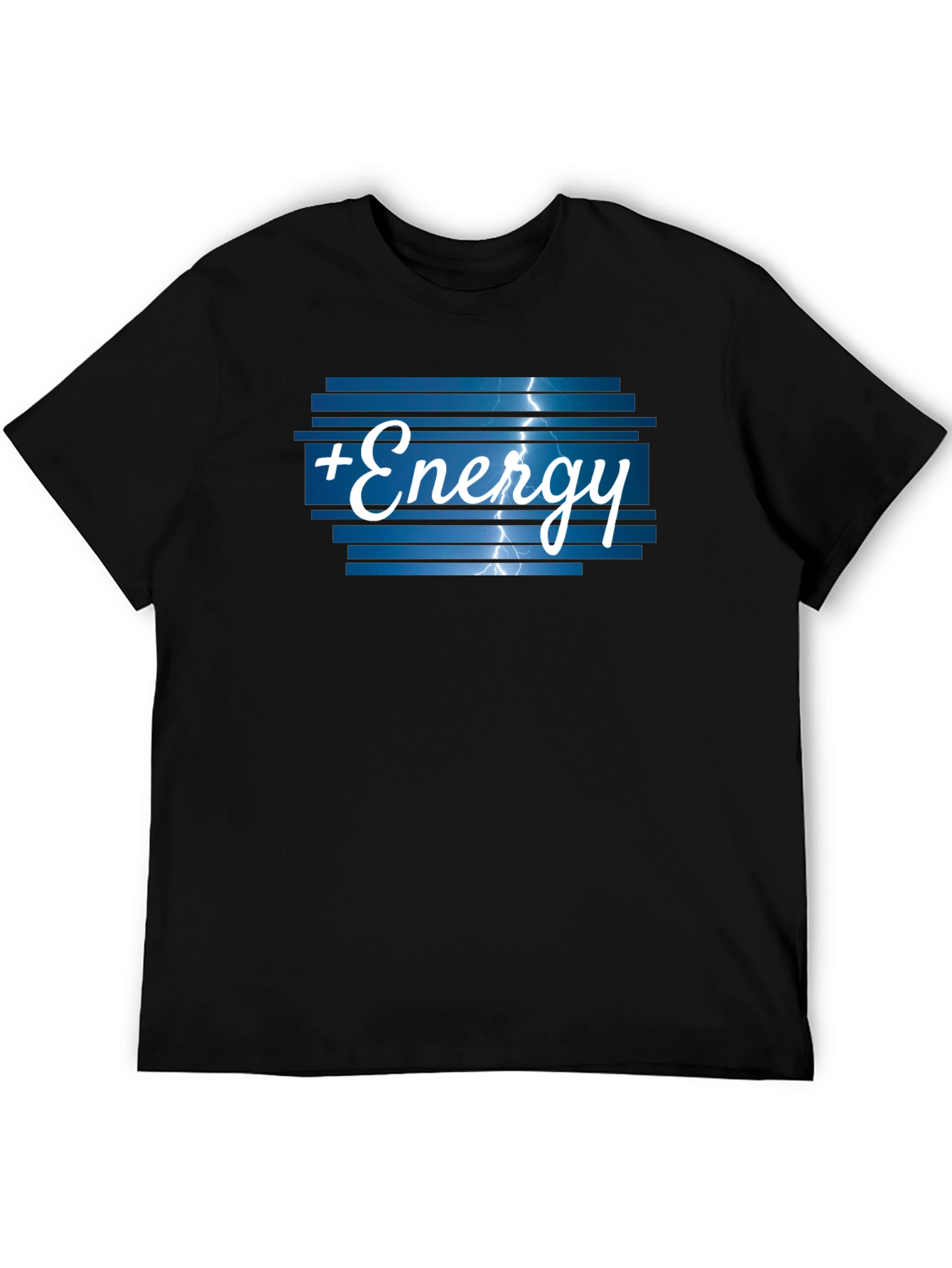 Camiseta Energía Positiva con Rayos - Diseño Único