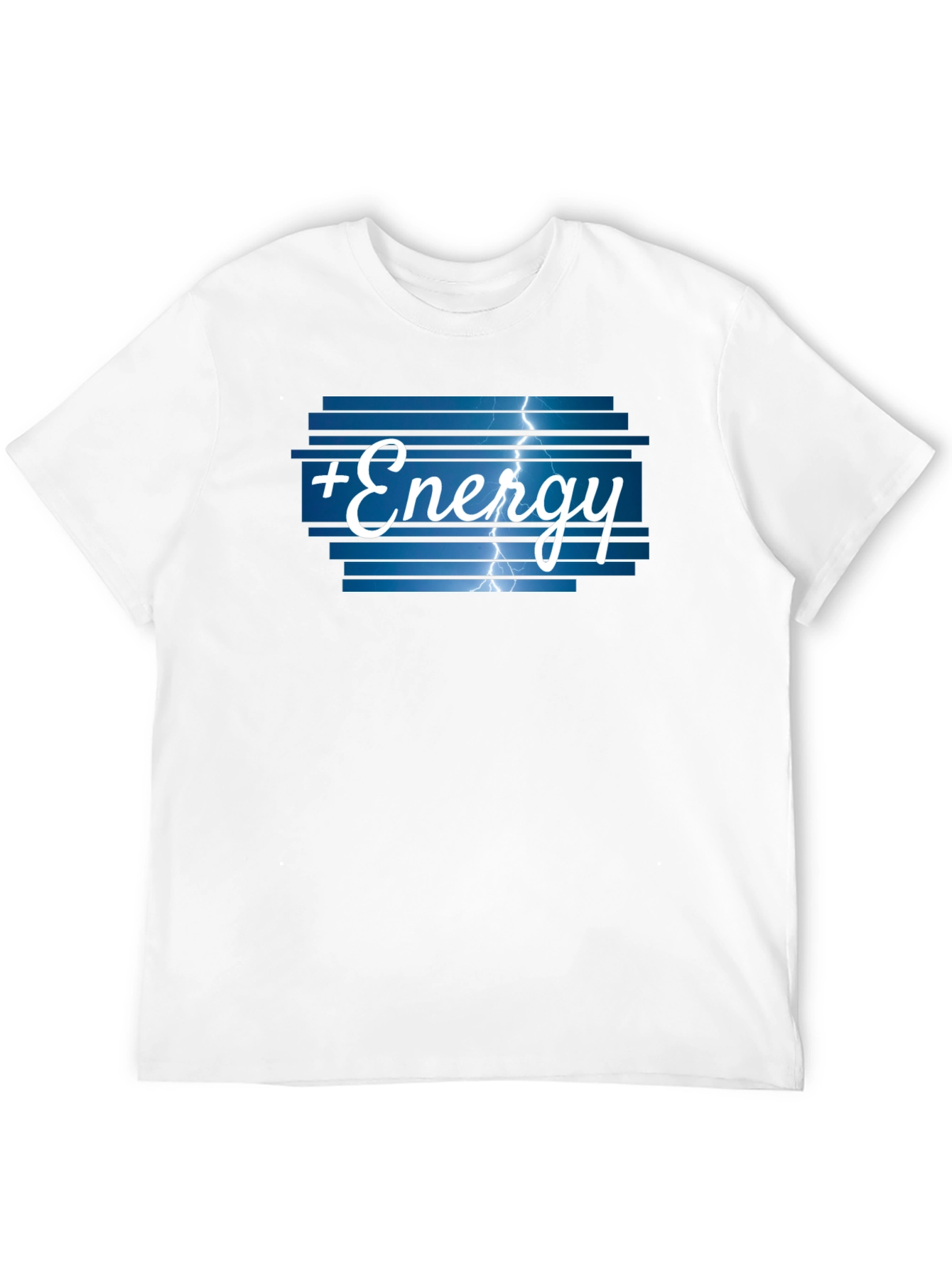 Camiseta Energía Positiva con Rayos - Diseño Único