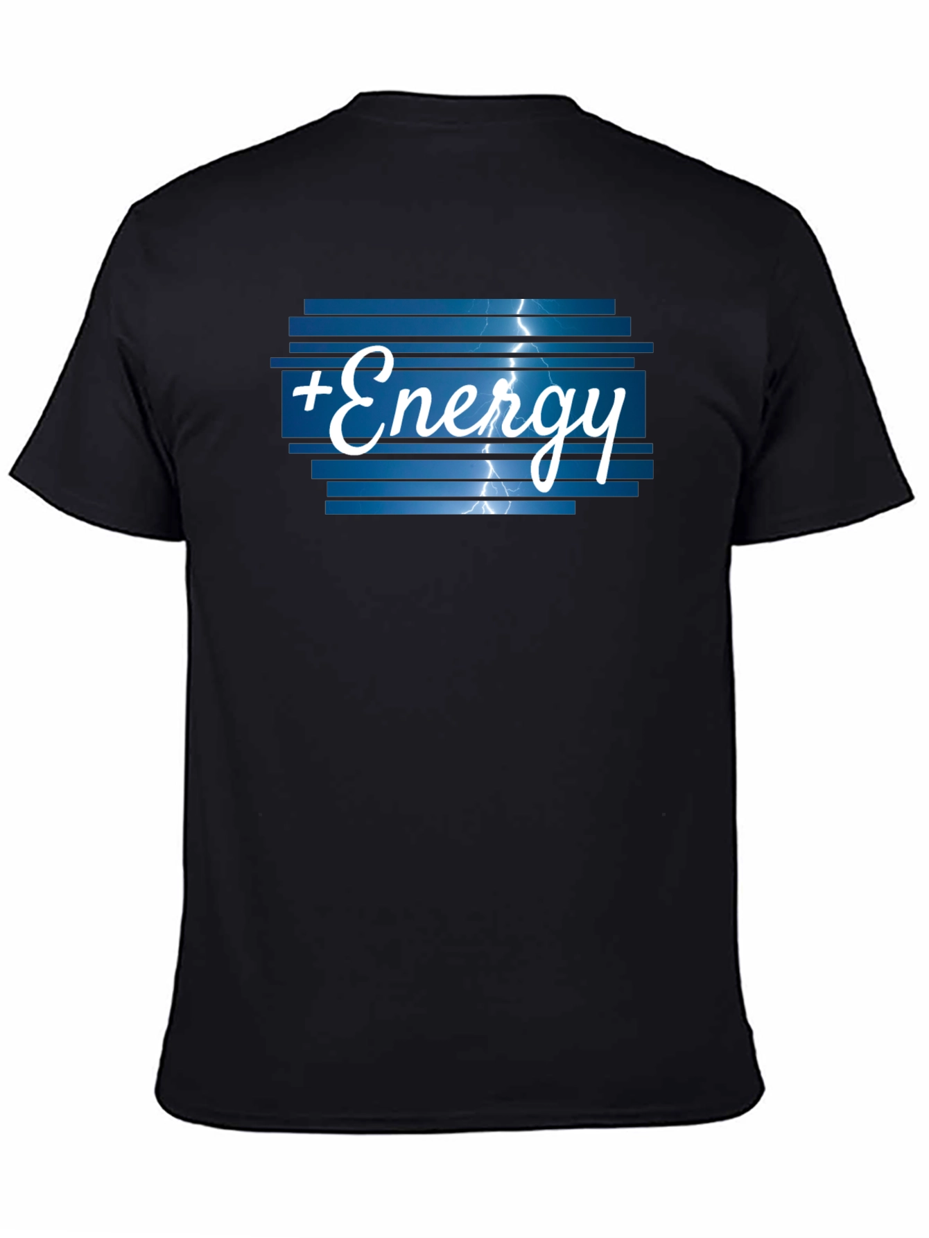 Camiseta Energía Positiva con Rayos - Diseño Único