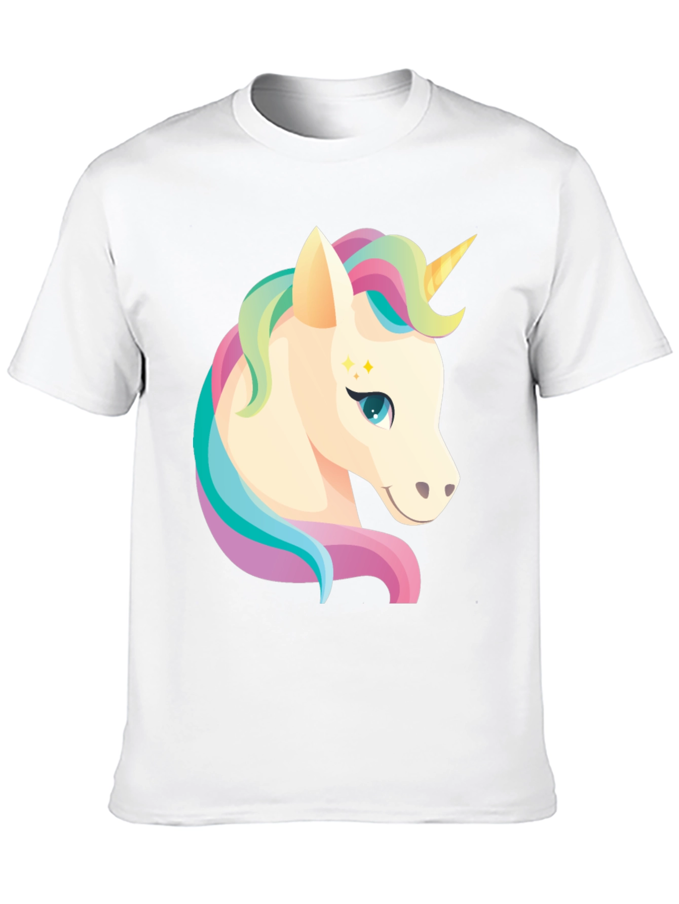 Camiseta Negra Unicornio Mágico