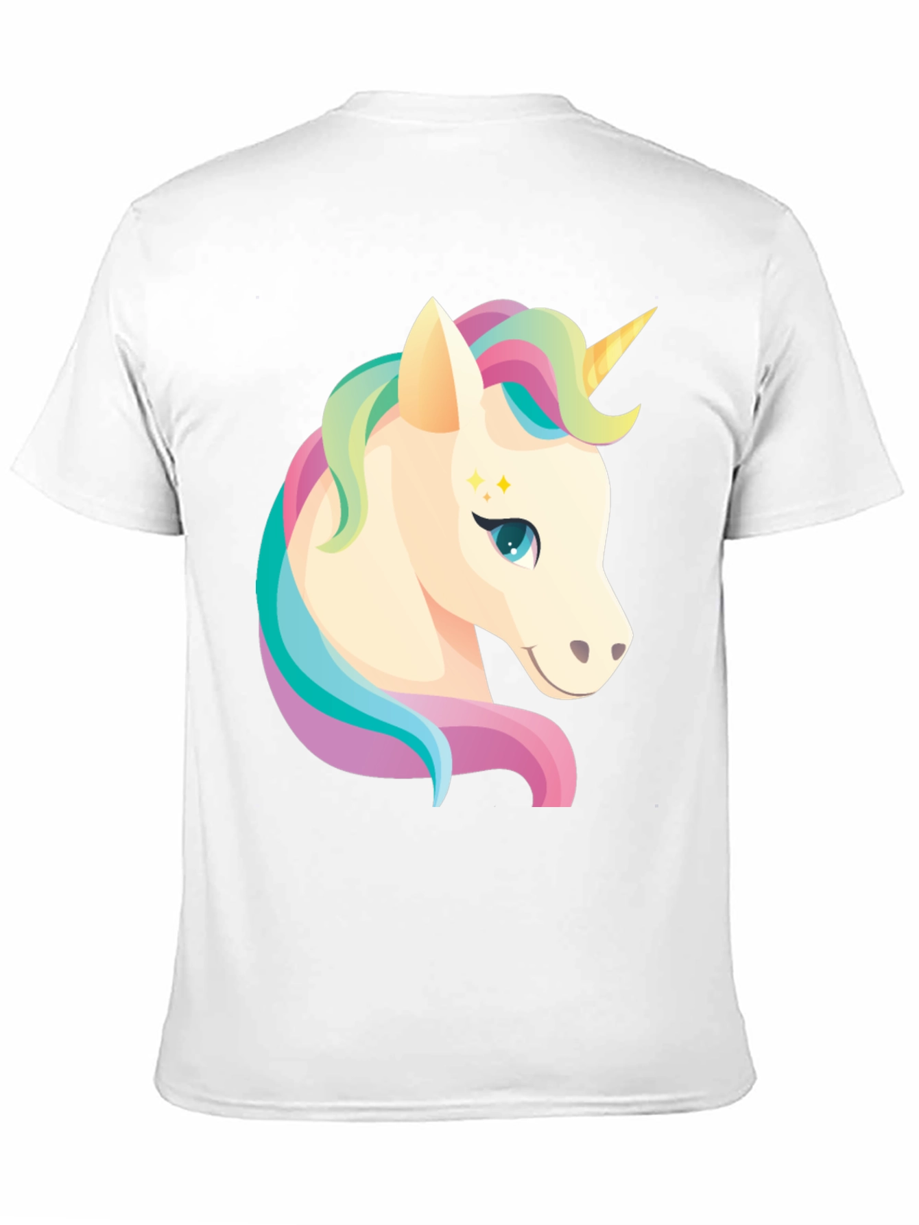 Camiseta Negra Unicornio Mágico