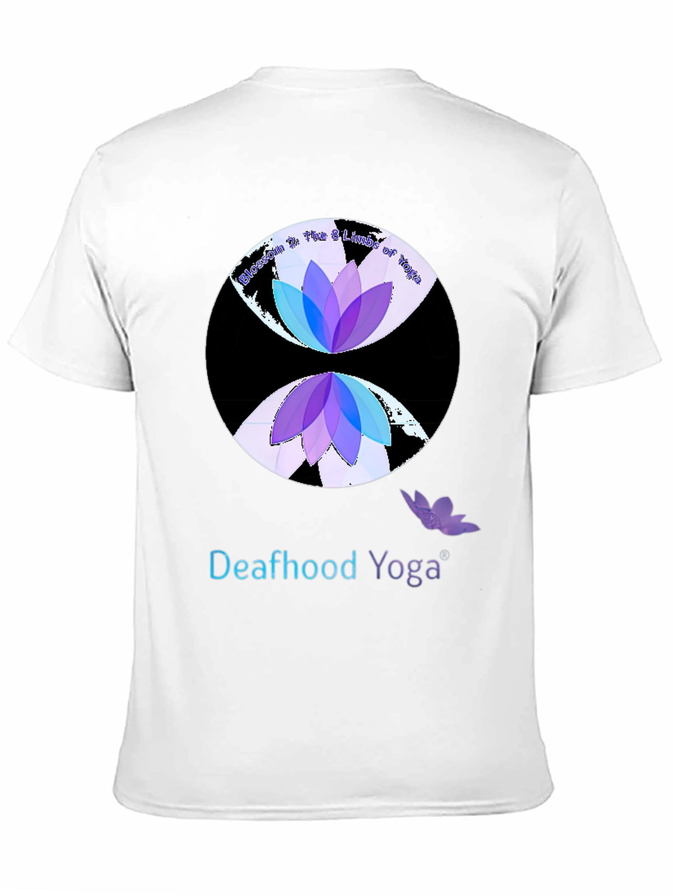 Camiseta Yoga para Sordos Diseño Loto