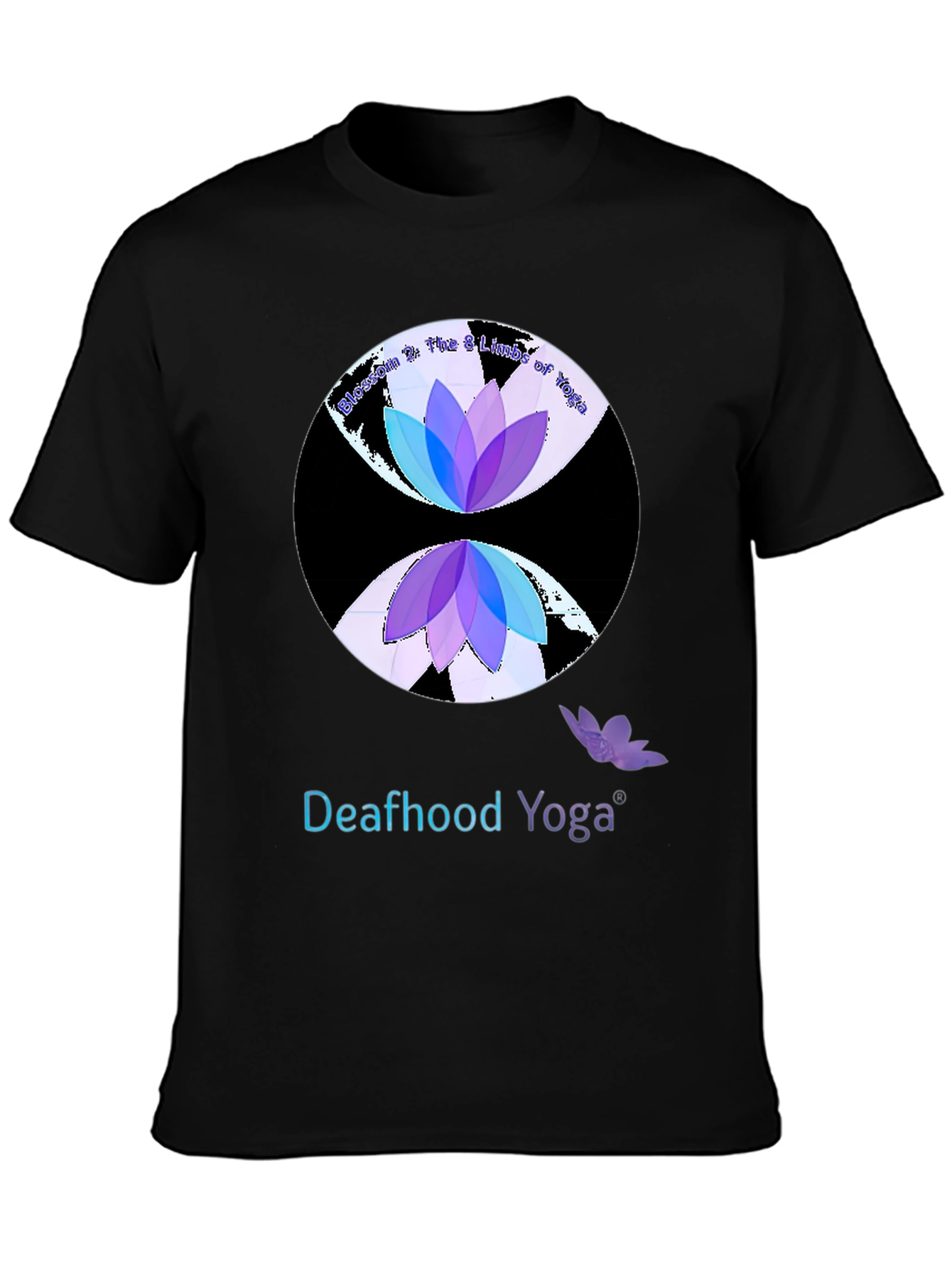 Camiseta Yoga para Sordos Diseño Loto