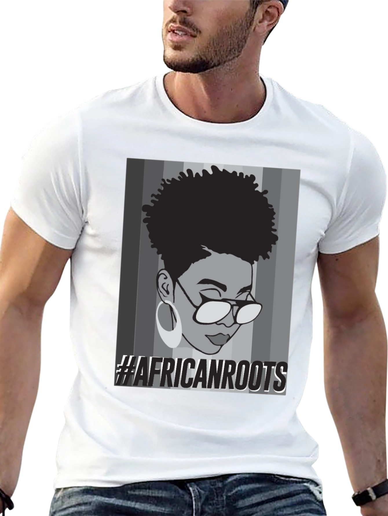Camiseta Negra #AfricanRoots