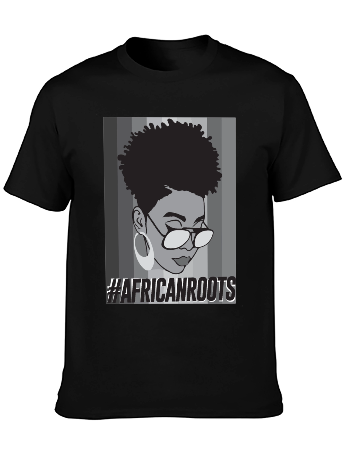 Camiseta Negra #AfricanRoots