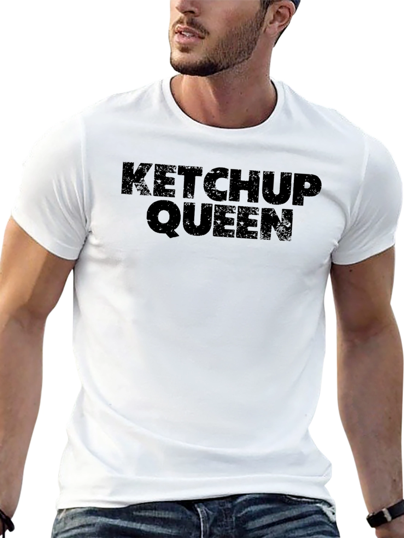 Camiseta Negra Ketchup Queen