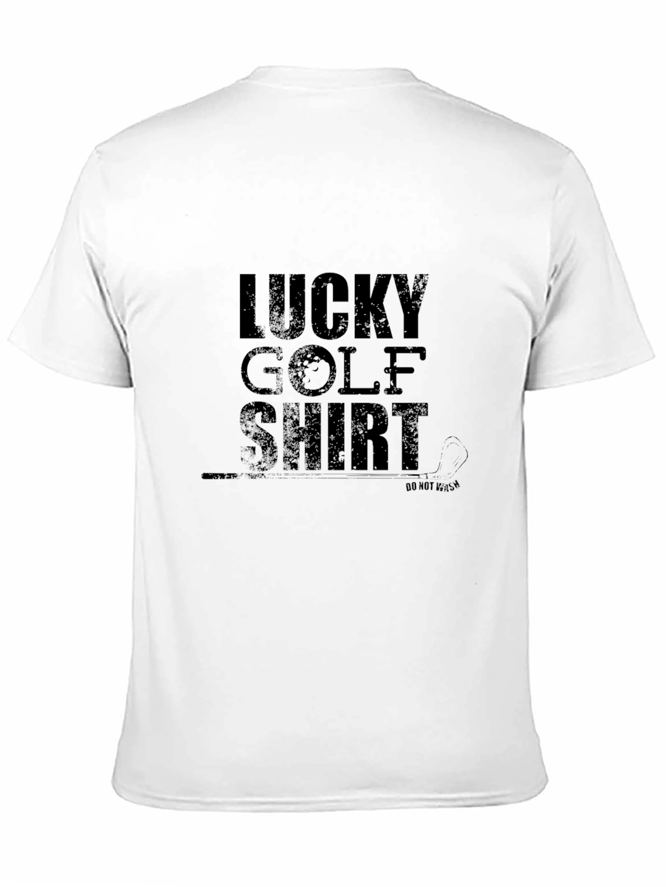 Camiseta Negra Lucky Golf Shirt para Hombre