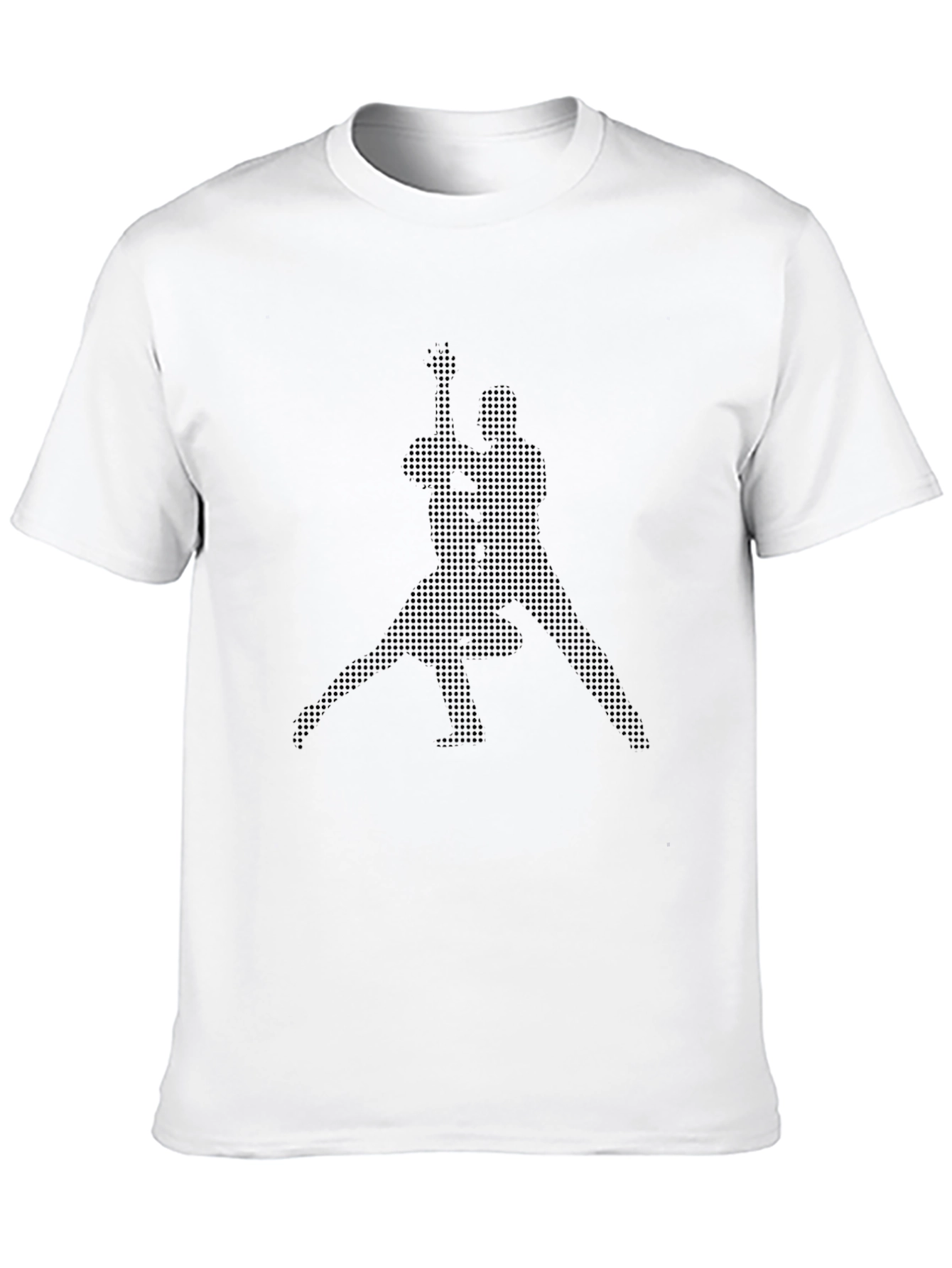 Camiseta Negra con Diseño de Guitarrista