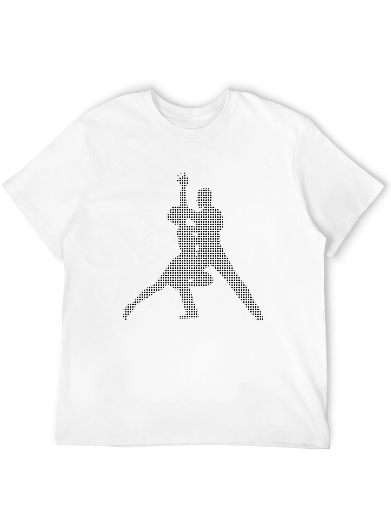 Camiseta Negra con Diseño de Guitarrista