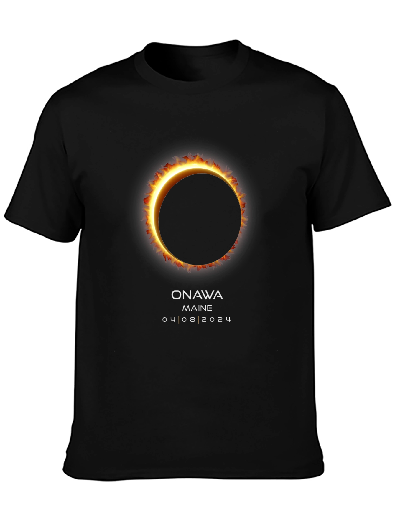 Camiseta Eclipse Solar Onawa Maine 2024