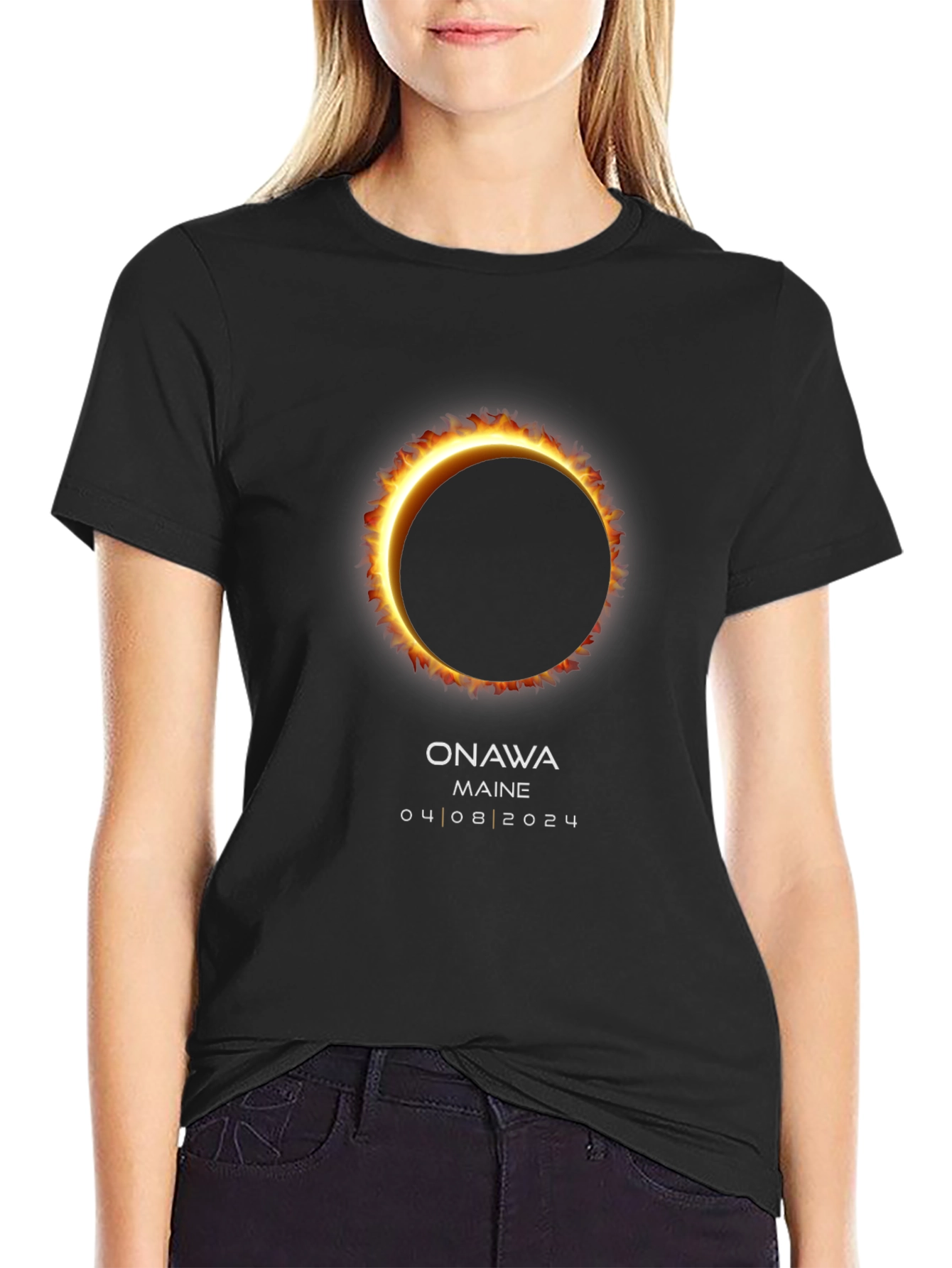 Camiseta Eclipse Solar Onawa Maine 2024