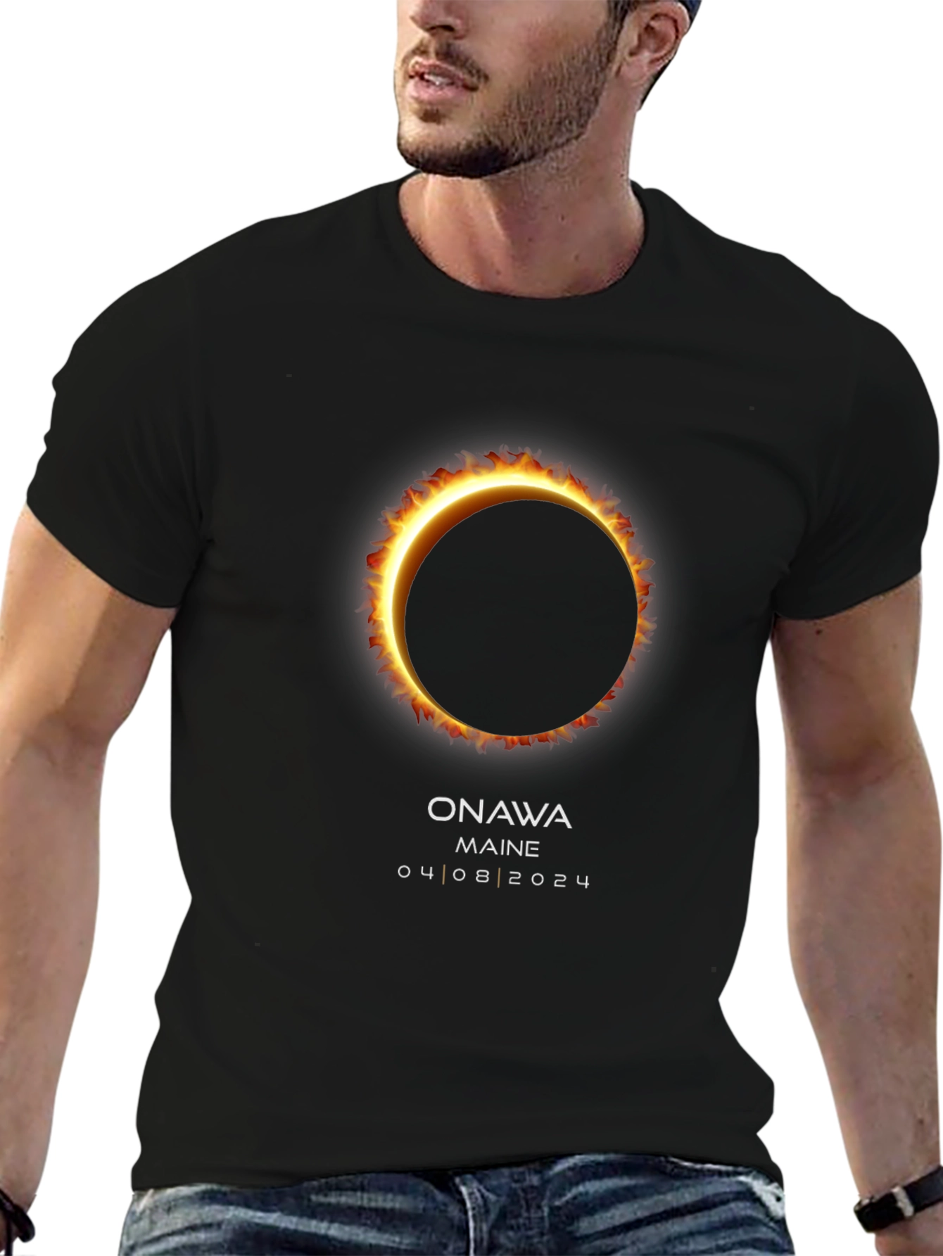 Camiseta Eclipse Solar Onawa Maine 2024
