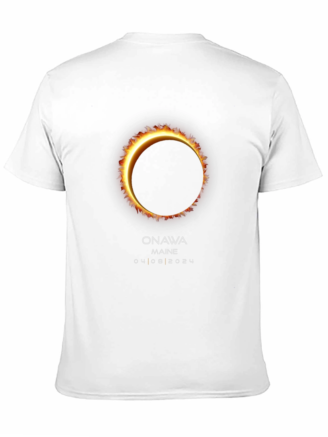 Camiseta Eclipse Solar Onawa Maine 2024