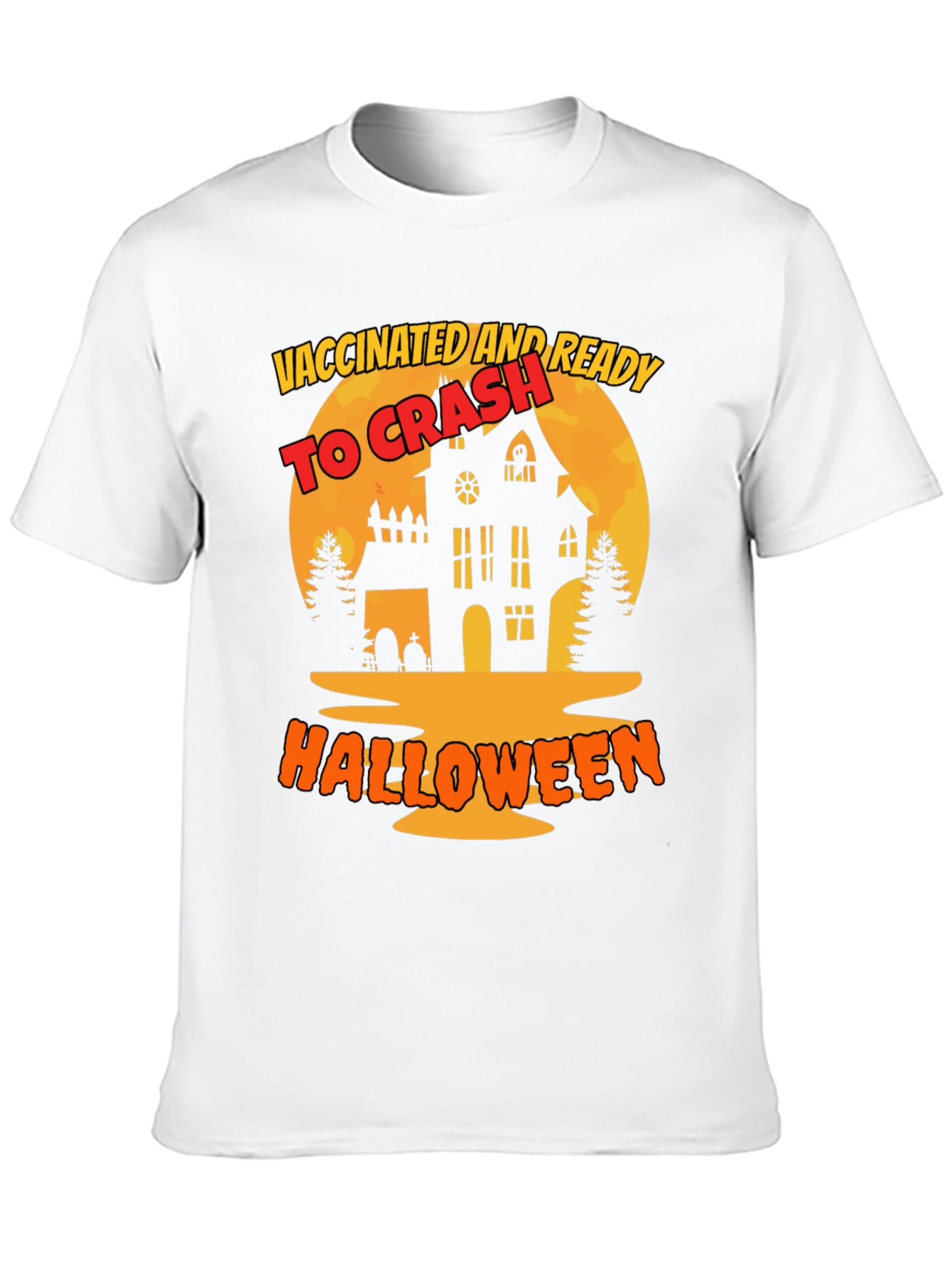 Camiseta Halloween Vacunado y Listo