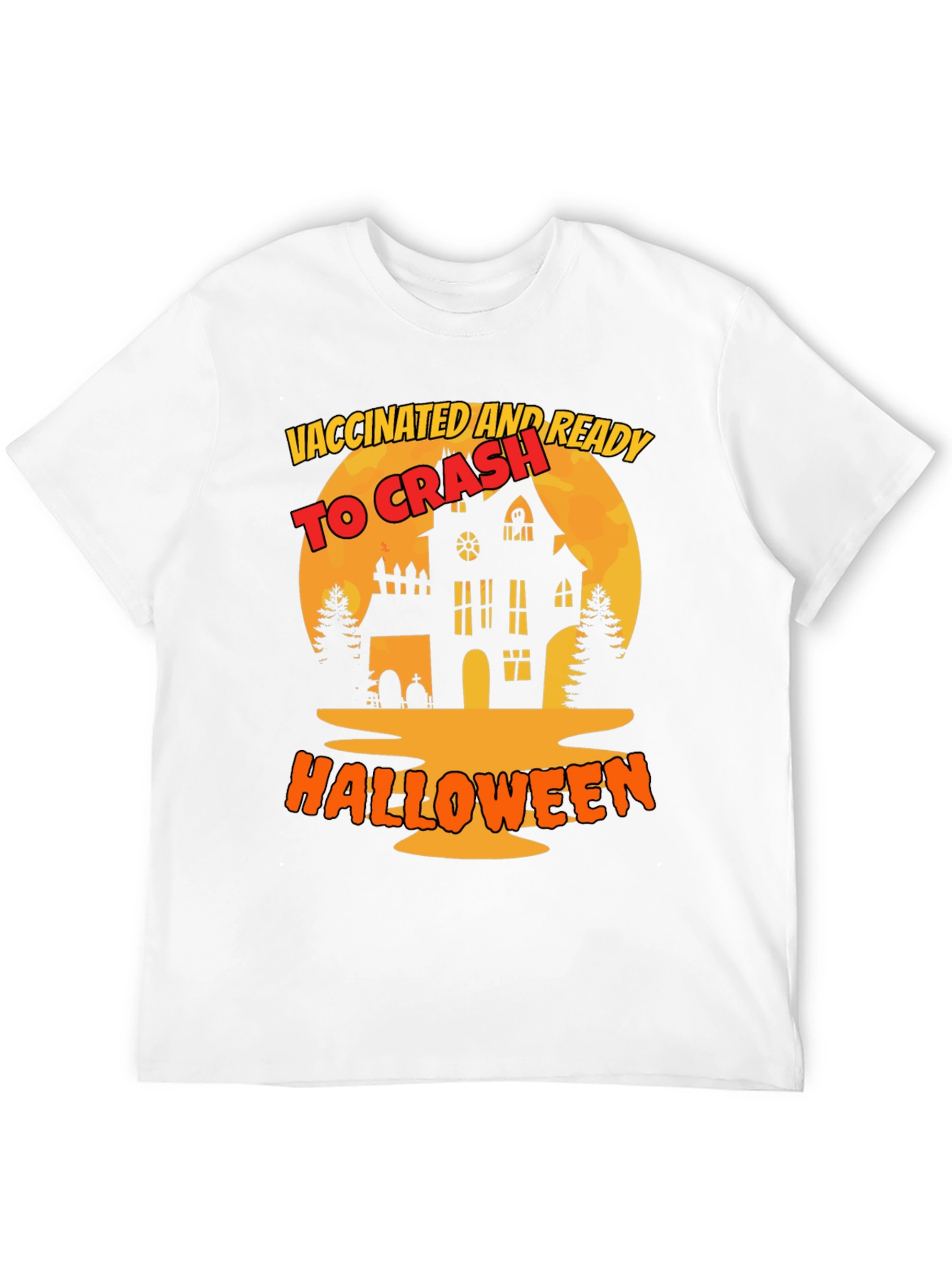 Camiseta Halloween Vacunado y Listo