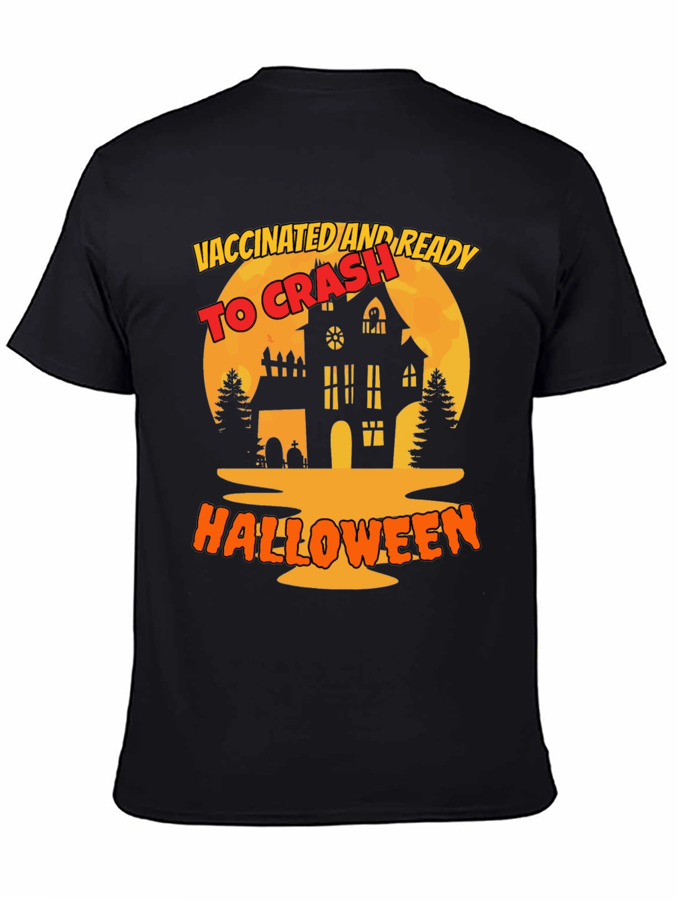 Camiseta Halloween Vacunado y Listo
