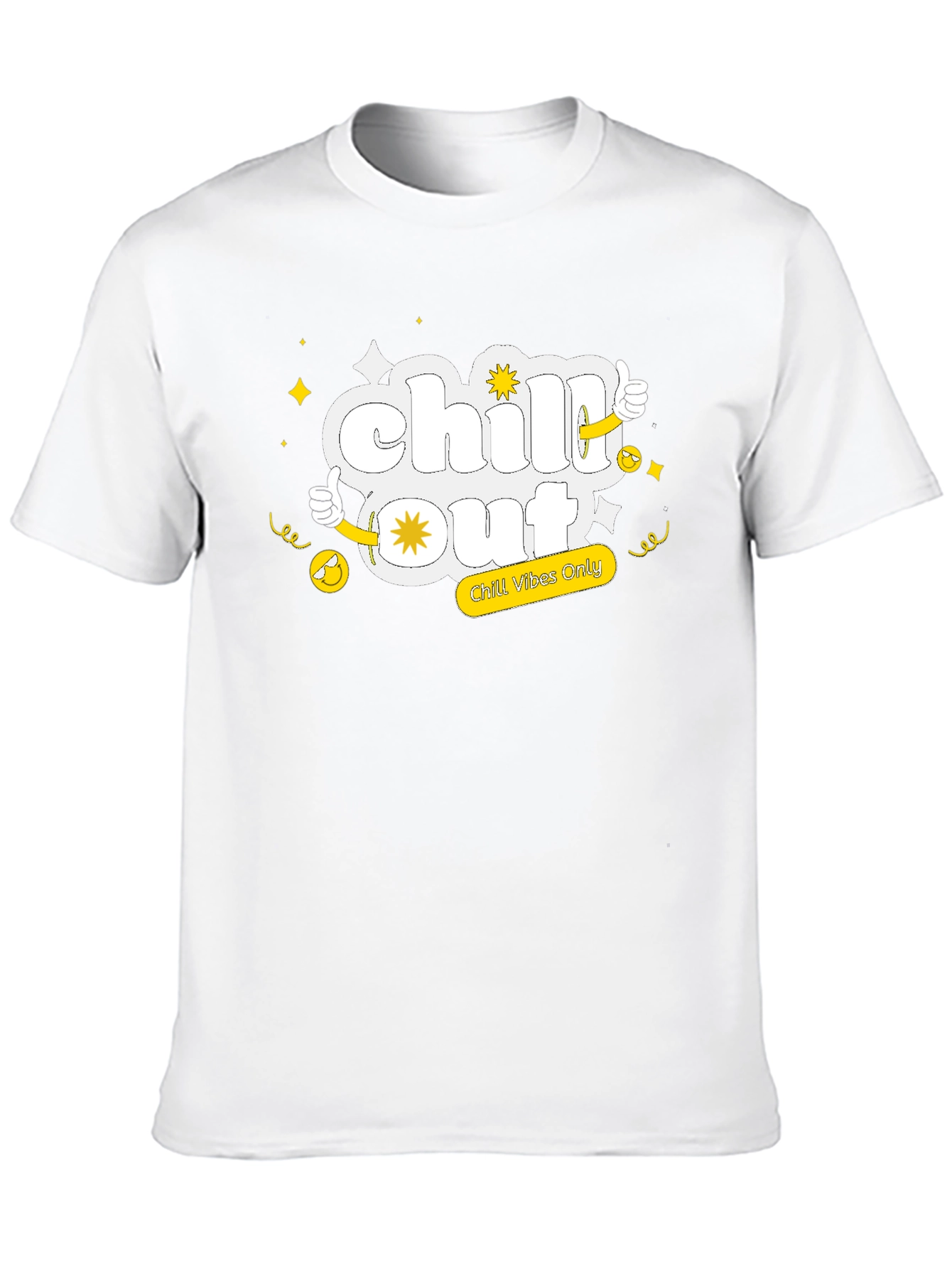 Camiseta Negra Chill Out Vibes