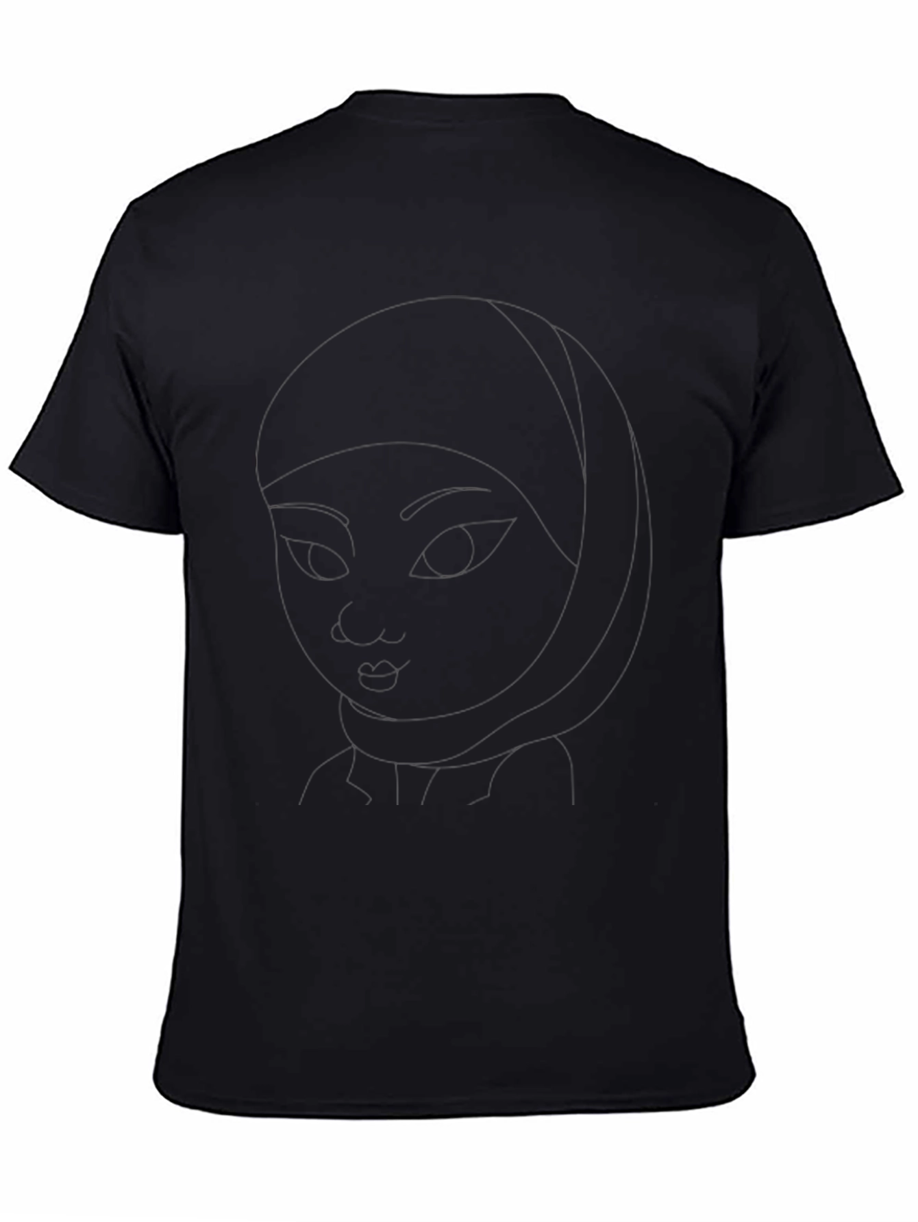 Camiseta Negra Clásica para Hombre