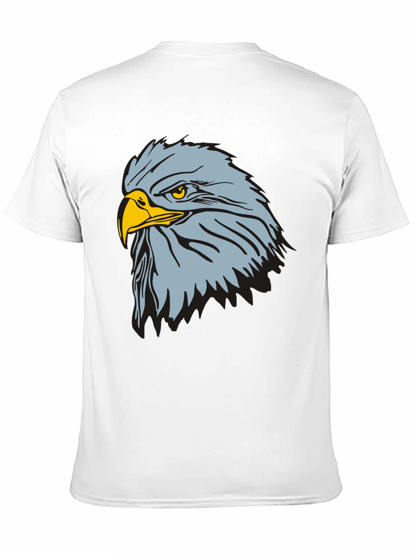 Camiseta Negra con Diseño de Águila Imponente