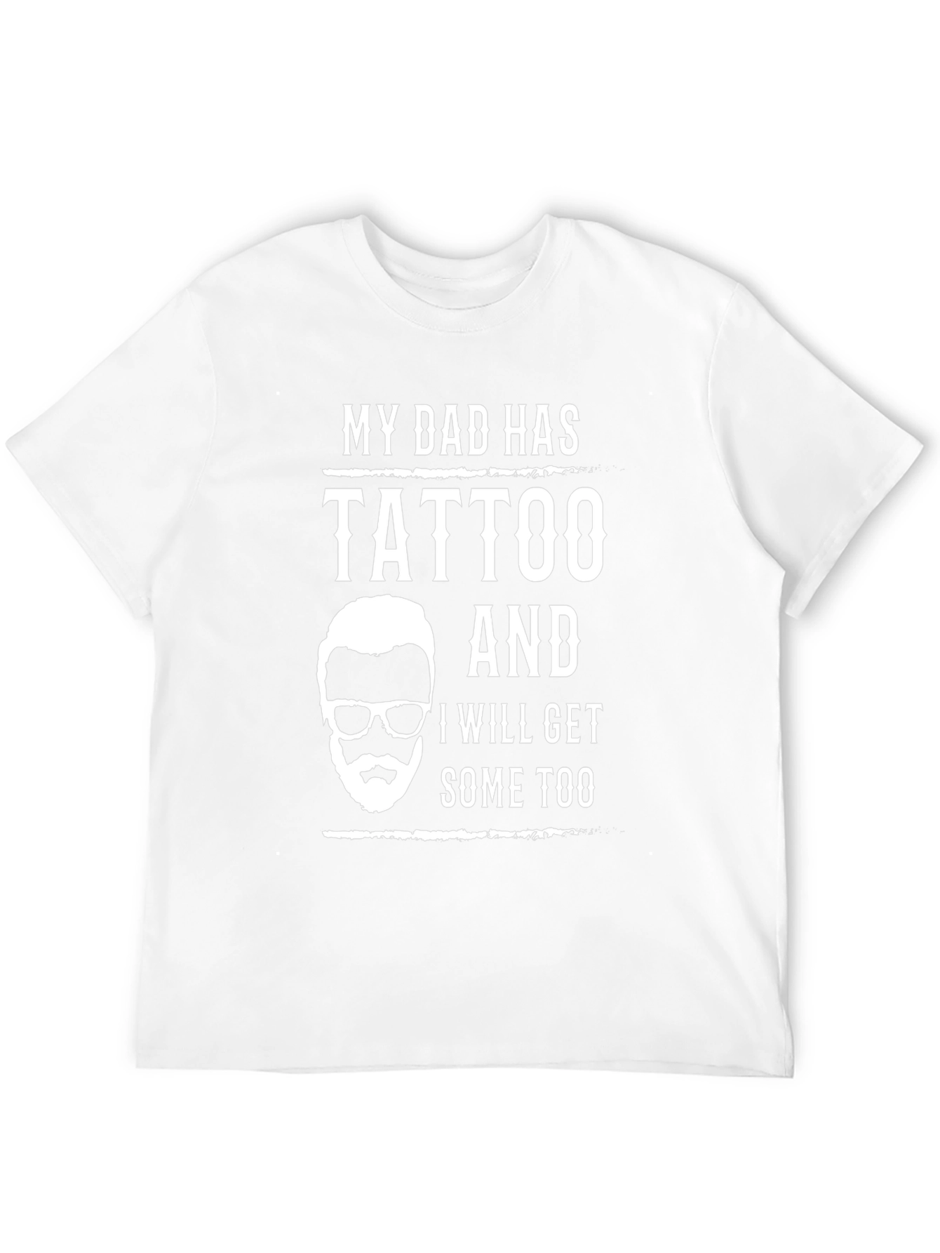 Camiseta Negra Mi Papá Tiene Tatuajes