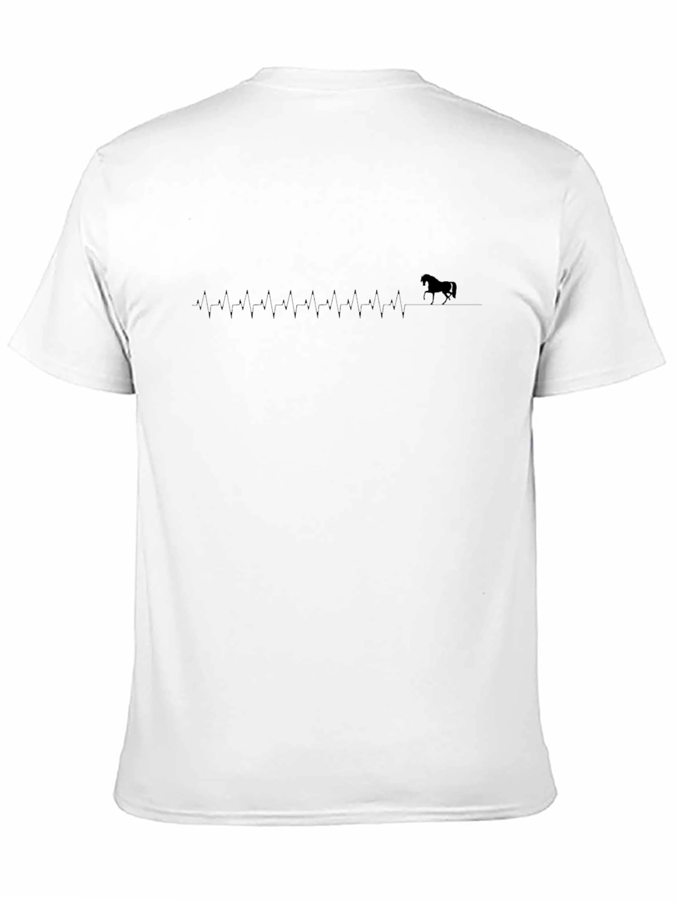 Camiseta Negra Latido de Caballo