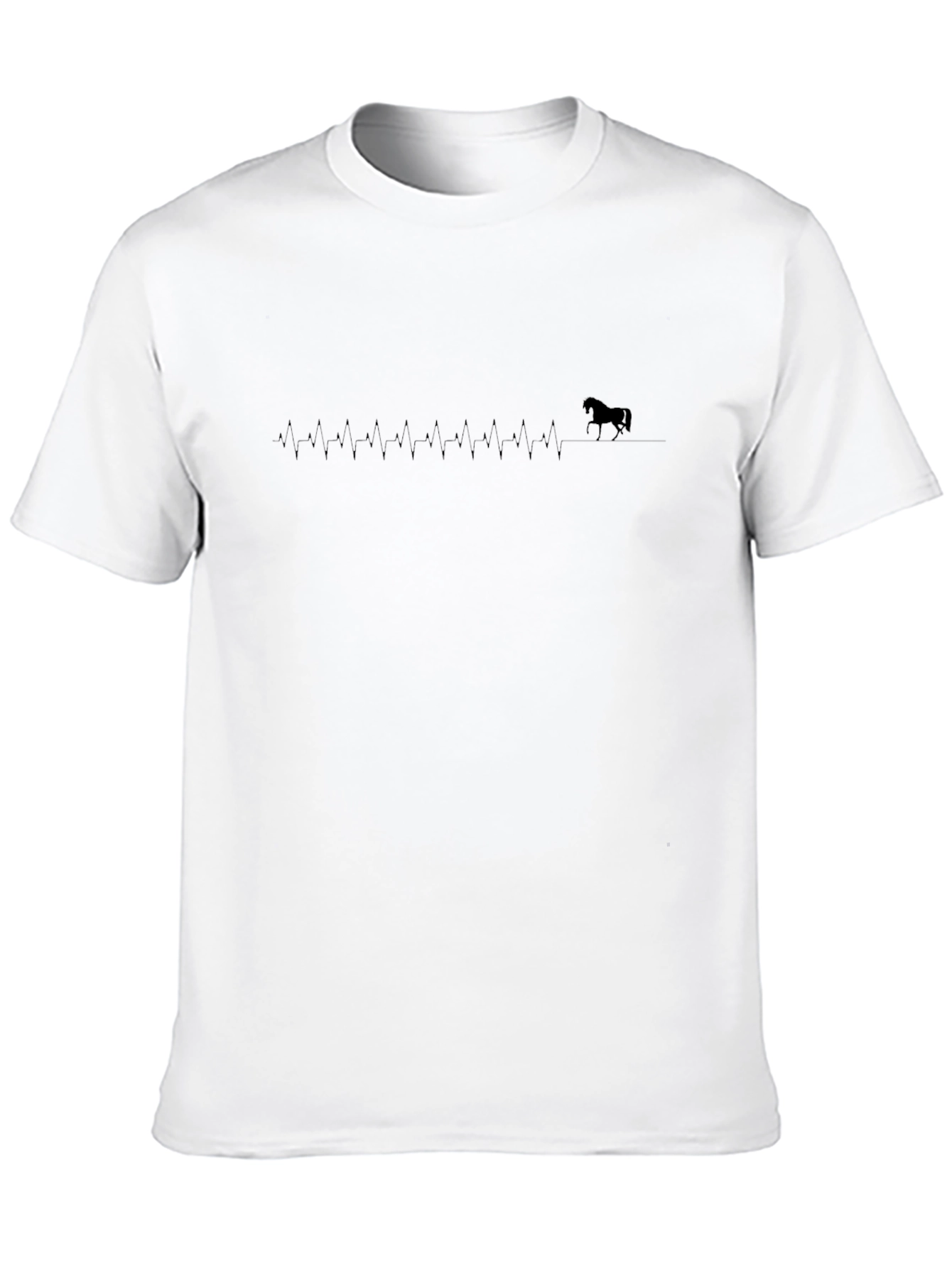 Camiseta Negra Latido de Caballo