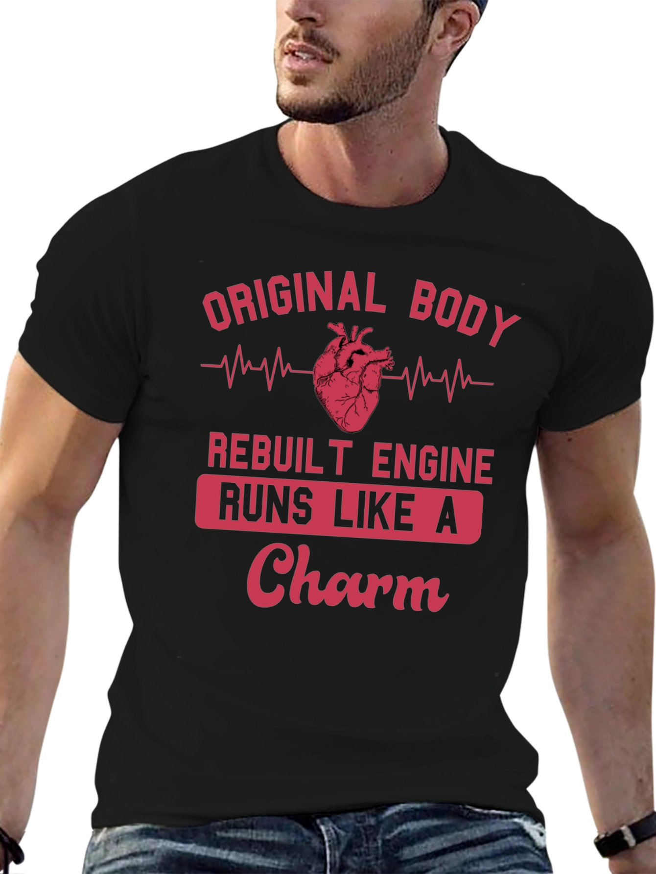 Camiseta Hombre Corazón Reconstruido