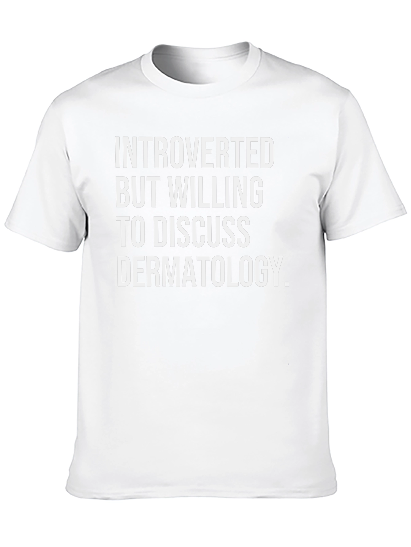 Camiseta Introvertido - Dermatología