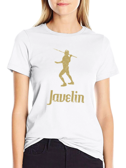 Camiseta Negra Javelin - Diseño Atlético