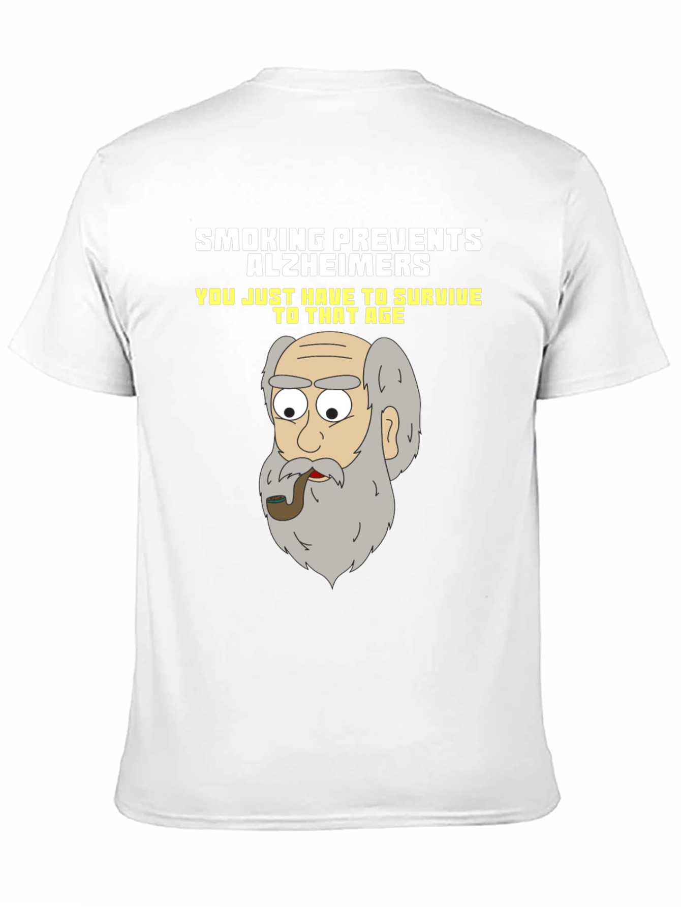 Camiseta Humorística Fumar Previene el Alzheimer