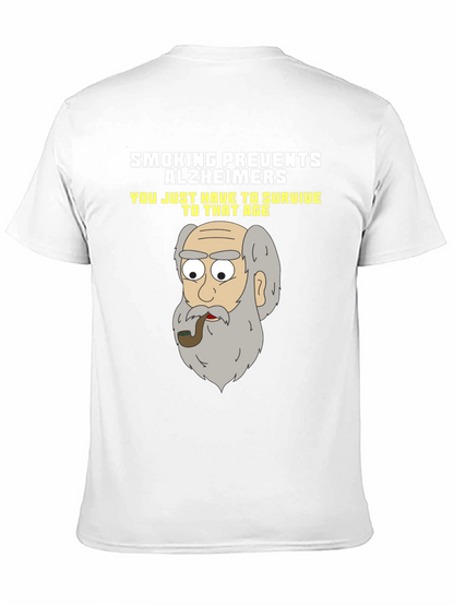 Camiseta Humorística Fumar Previene el Alzheimer