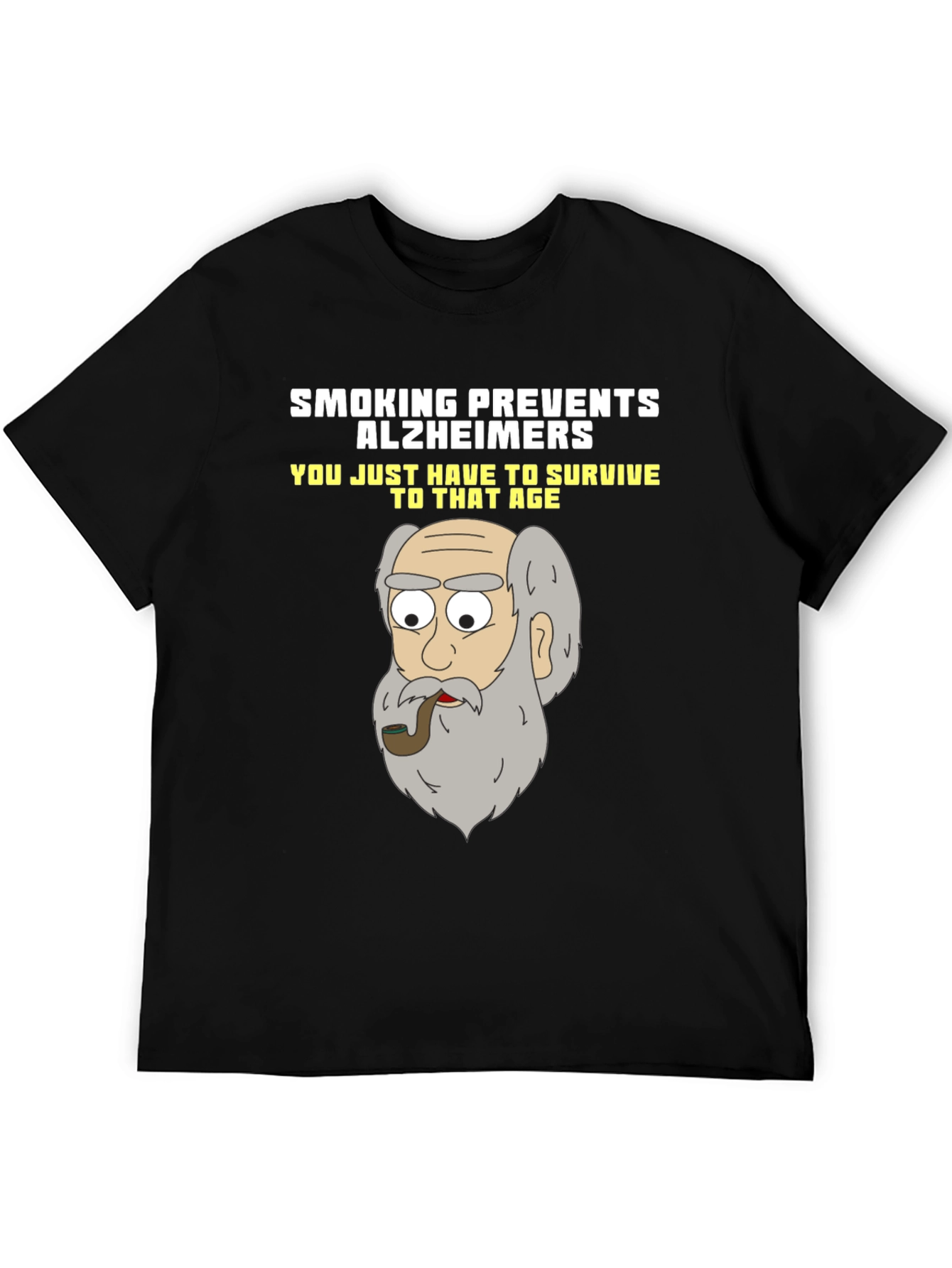 Camiseta Humorística Fumar Previene el Alzheimer