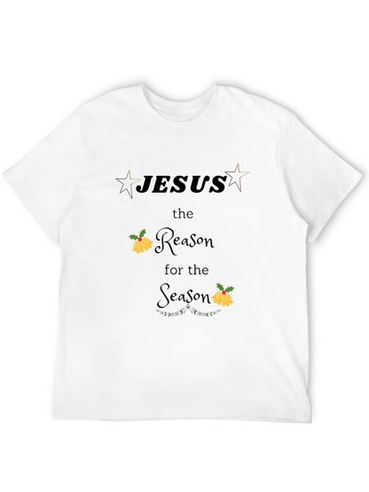 Camiseta Negra Navideña con Diseño Jesús