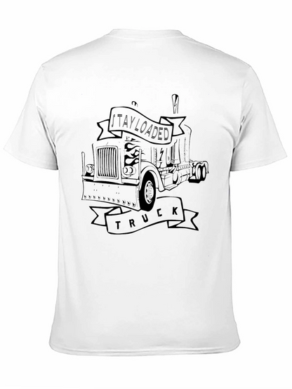 Camiseta Negra Stay Loaded Truck Diseño Camionero