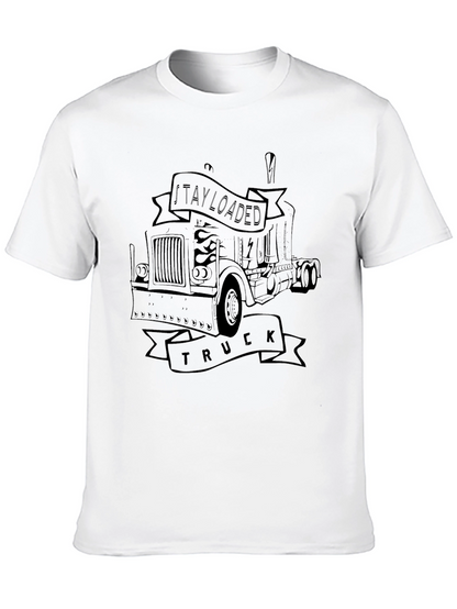 Camiseta Negra Stay Loaded Truck Diseño Camionero