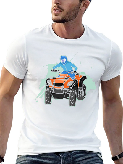 Camiseta Negra con Diseño de ATV