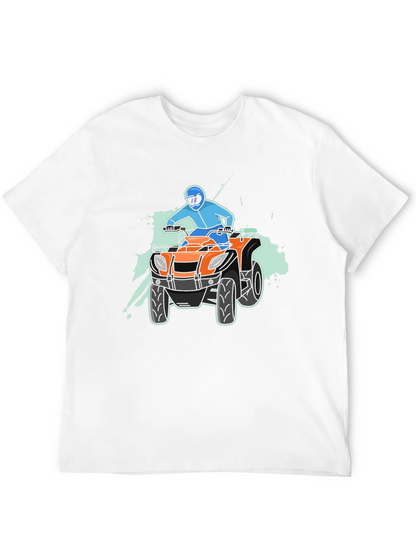 Camiseta Negra con Diseño de ATV