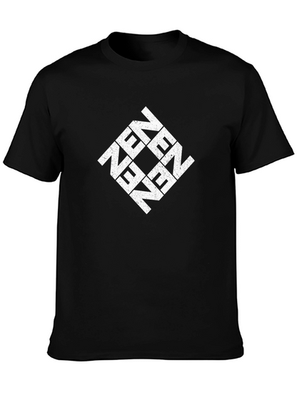 Camiseta Negra Zen para Hombre