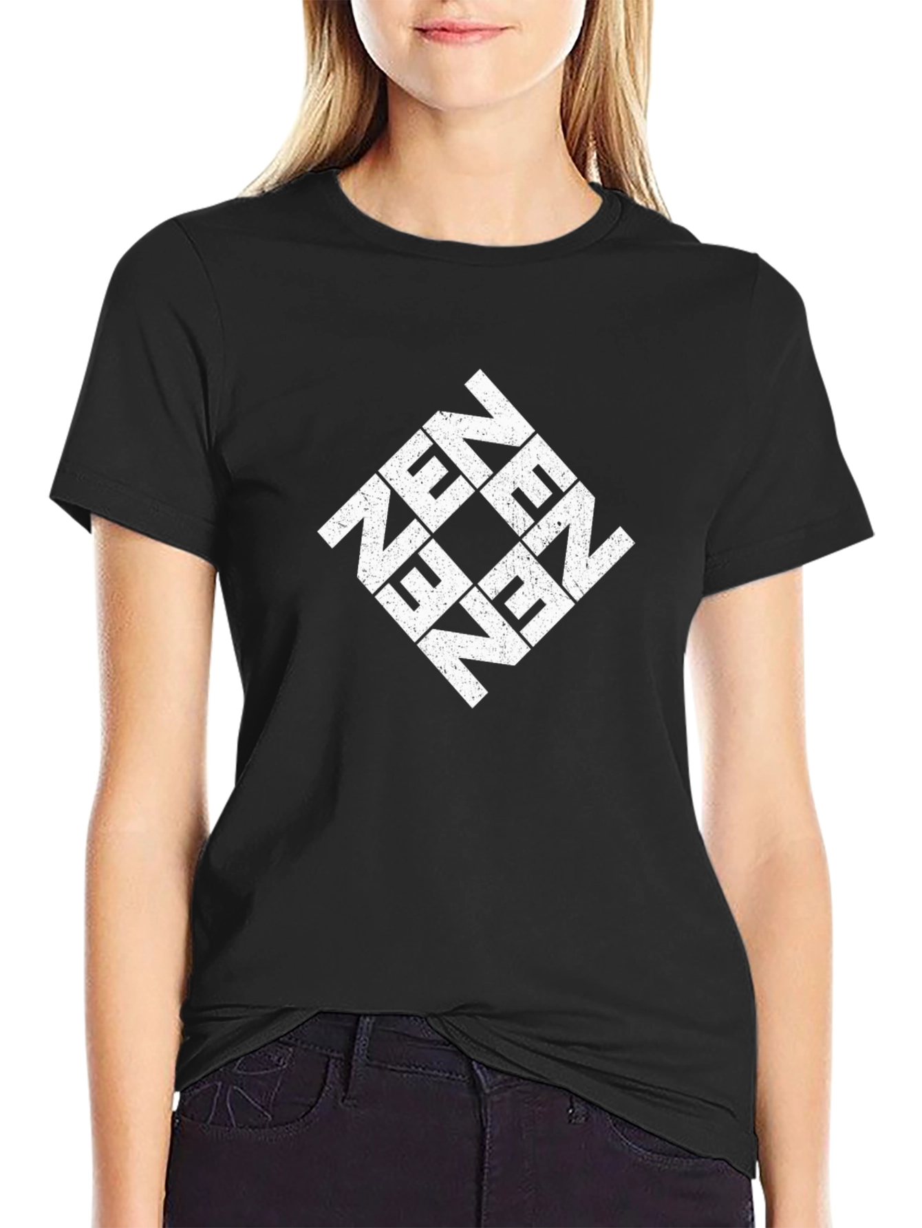 Camiseta Negra Zen para Hombre
