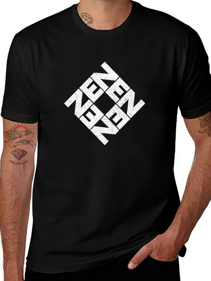 Camiseta Negra Zen para Hombre