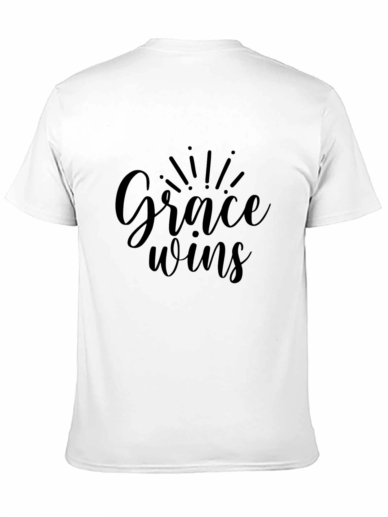Camiseta Negra Grace Wins para Hombre