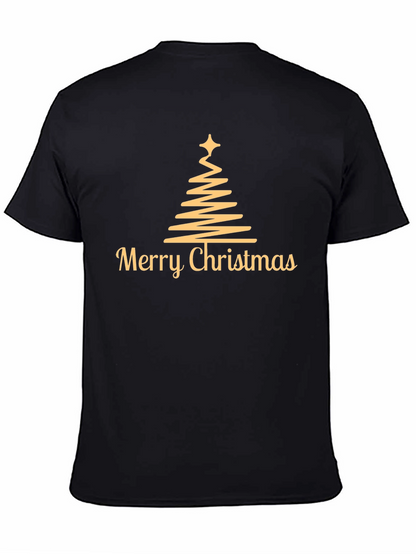 Camiseta Navideña Hombre - Diseño Árbol de Navidad