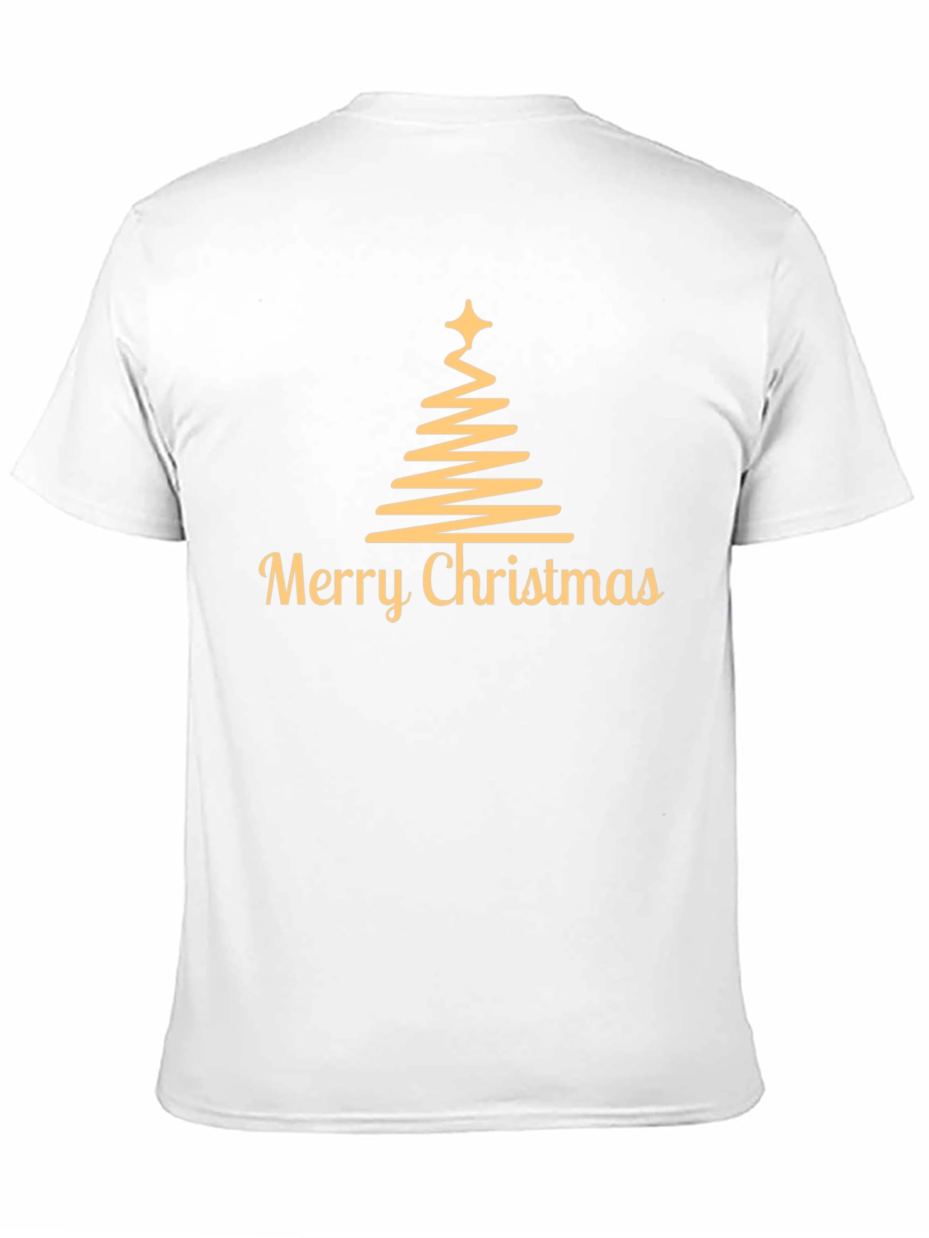 Camiseta Navideña Hombre - Diseño Árbol de Navidad