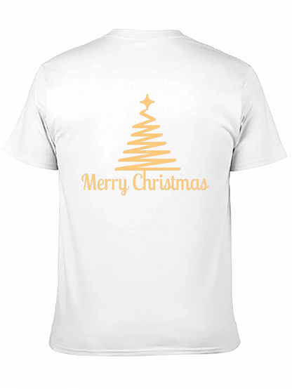 Camiseta Navideña Hombre - Diseño Árbol de Navidad