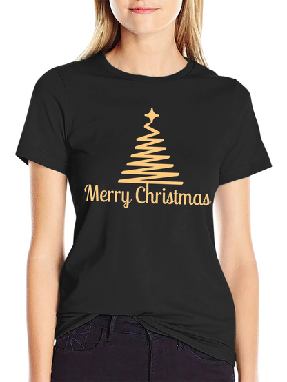 Camiseta Navideña Hombre - Diseño Árbol de Navidad